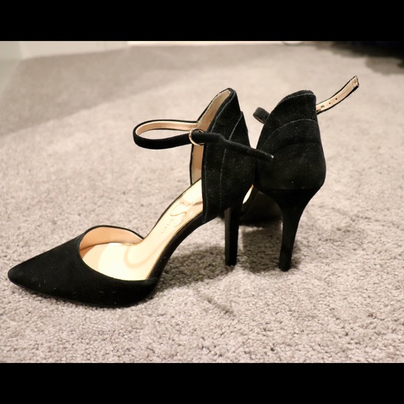 Black Ankle Strap Heel - Picture 3 of 3